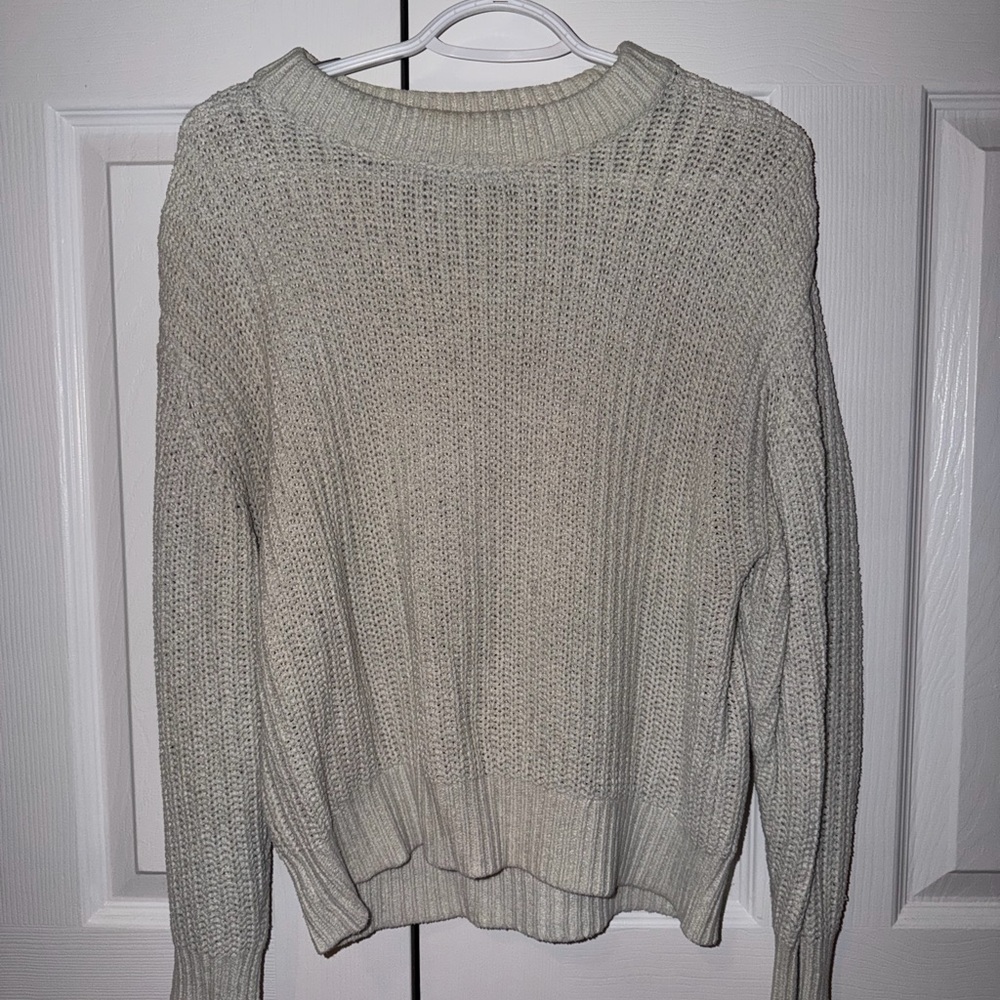 Wilfred Light Gray Knit Sweater